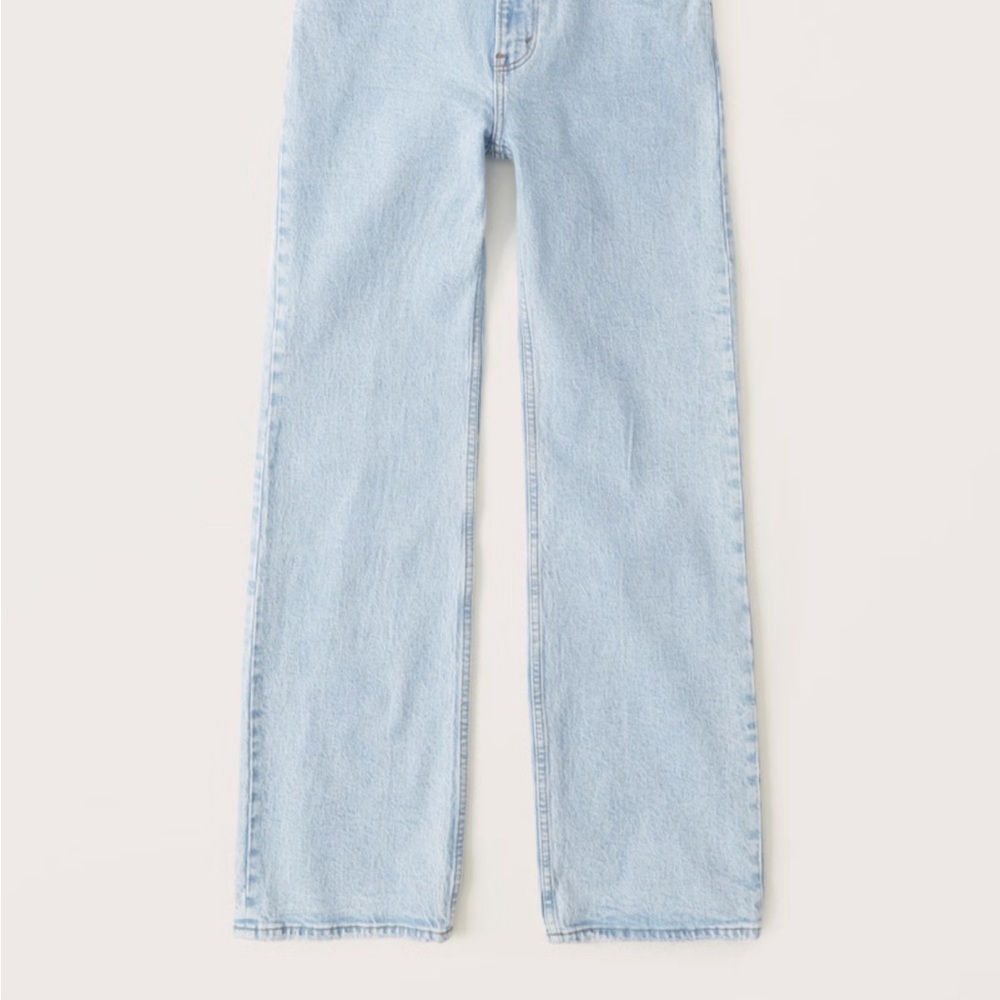 Abercrombie & Fitch Blue Straight Leg Jeans